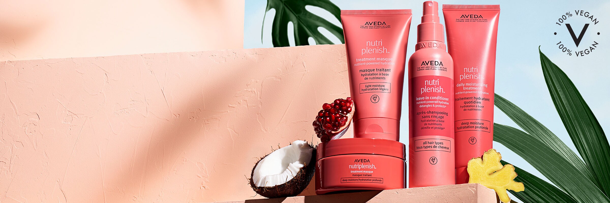 nutriplenish treatment masques bieden direct 4X meer haarhydratatie