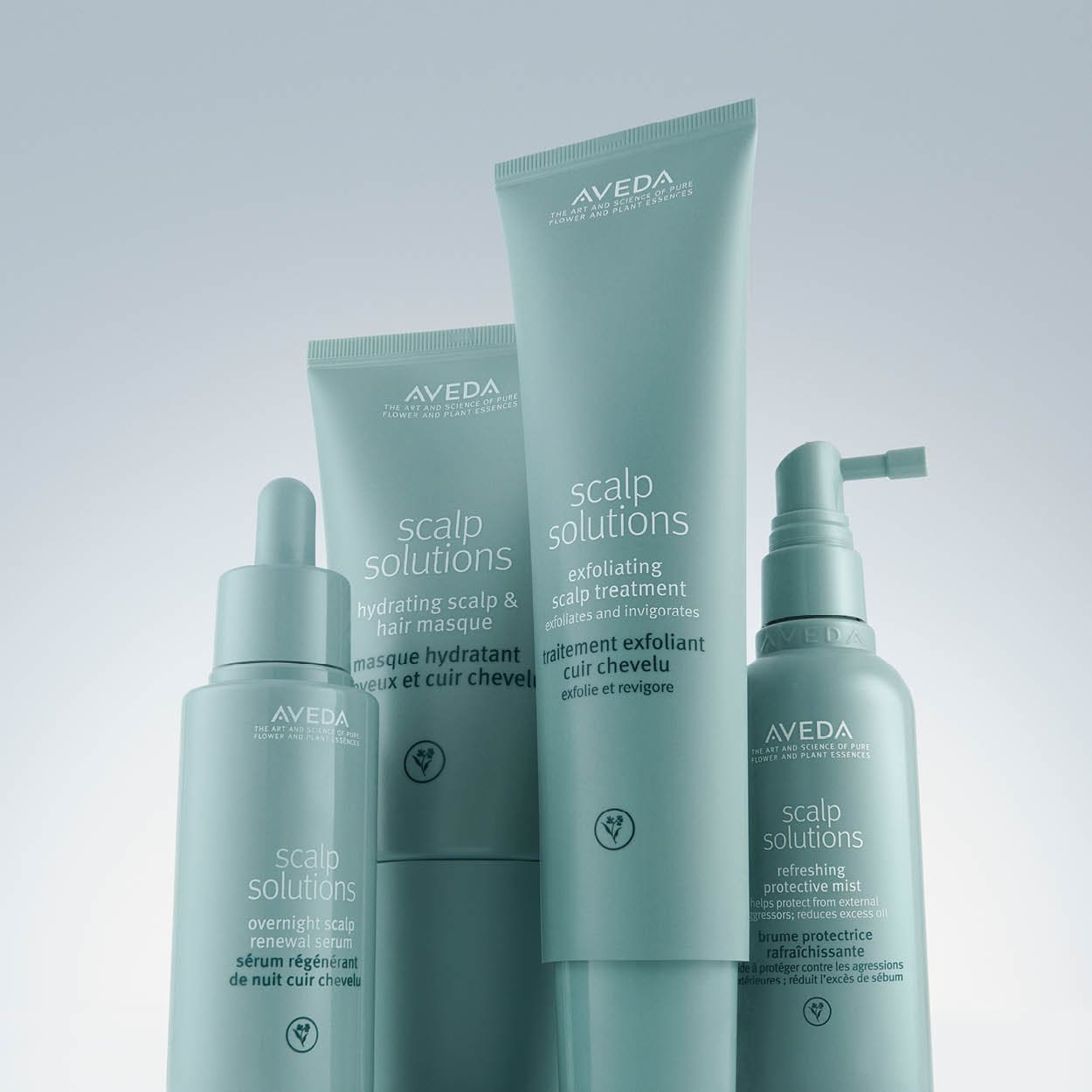 Scalp solutions pour des soins spécialisés du cuir chevelu.