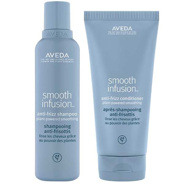 Shampooing et après-shampooing anti-frisottis smooth infusion
