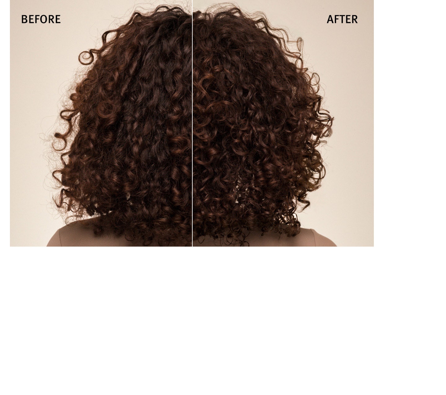 Observez la différence en utilisant la gamme be curly advanced