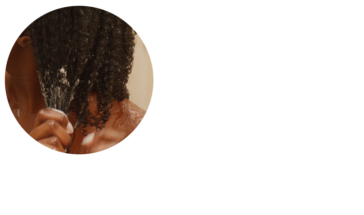 Step 2: Condition with be curly advanced intensive curl perfecting masque or conditioner
