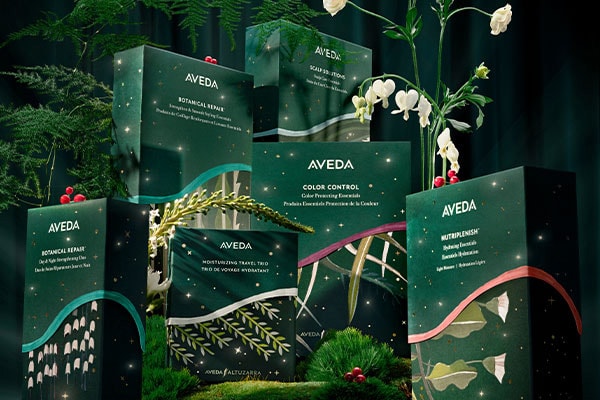 Voir les cadeaux Aveda pour les cheveux et le cuir chevelu