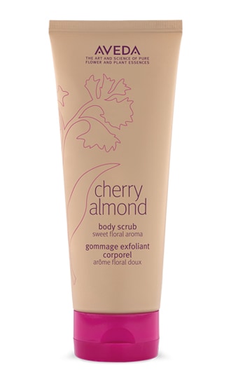 cherry almond body scrub, 200 ml